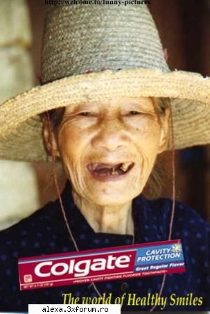 Poze haioase 2 - reclama la colgate - Poze